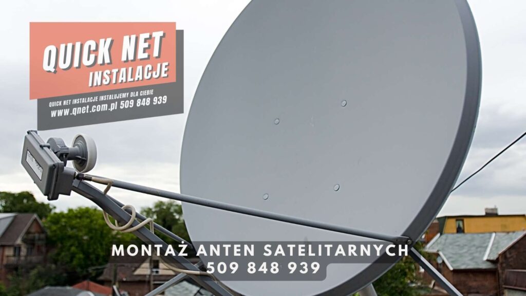 naprawa anten satelitarnych, montaż anten