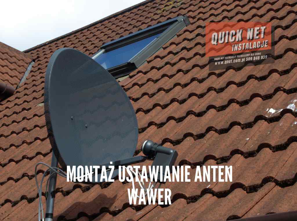 ustawianie anteny satelitarnej Warszawa Wawer