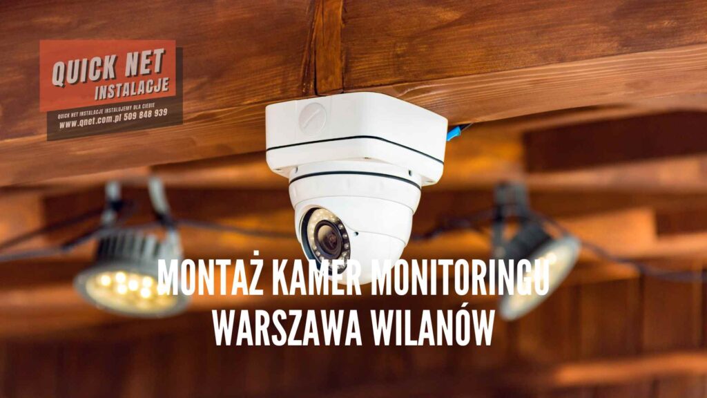 kamery do podglądu posesji domu Wilanów Warszawa
