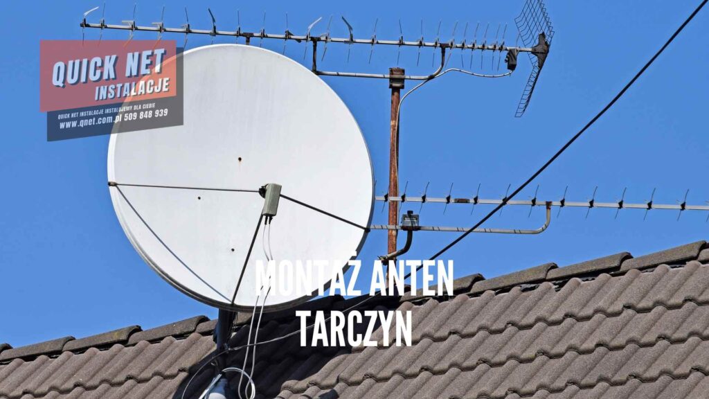 instalacja anteny satelitarnej montaż anten tarczyn