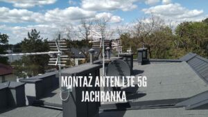 montaż anten LTE 5G Jachranka powiat legionowski gmina Serock, quick net instalacje