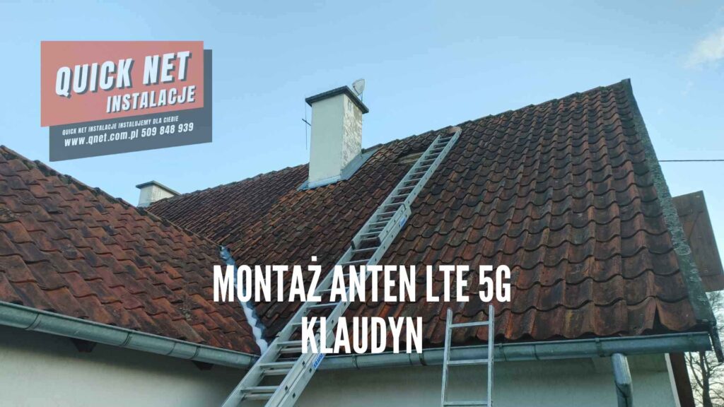 montaż anten do Internetu LTE 5G Klaudyn gmina Stare Babice powiat warszawski zachodni, quick net instalacje
