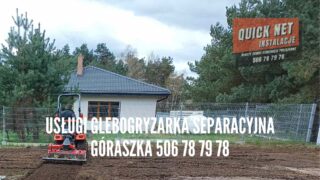 Usługi glebogryzarka separacyjna Góraszka powiat otwocki wynajem ogrodnik usługa