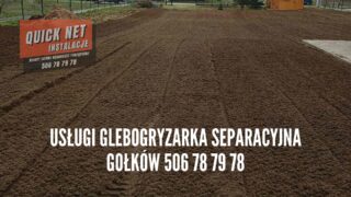usługi glebogryzarka separacyjna Gołków powiat piaseczyński wynajem wypożyczalnia